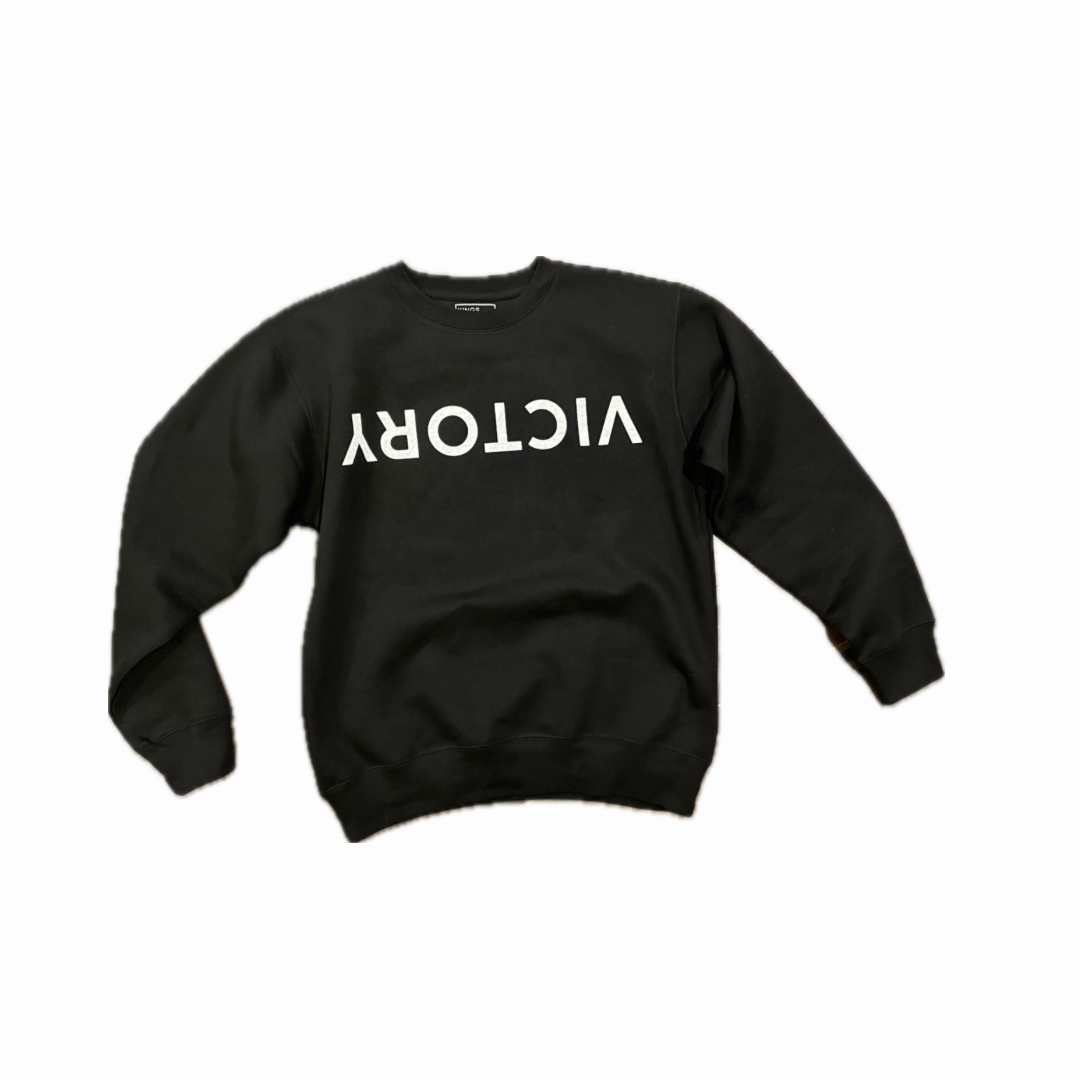 Victory Black Crew Neck Sweatshirt