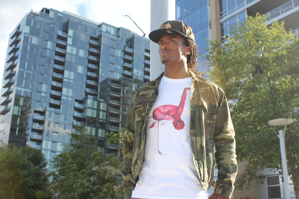 Flamingo White T-Shirt