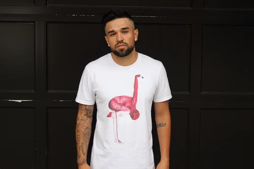 Flamingo White T-Shirt