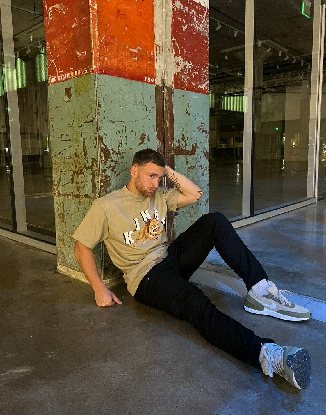 Kings / Lion T-Shirt Oatmeal