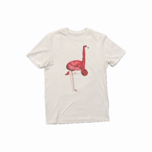 Flamingo White T-Shirt