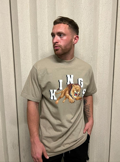 Kings / Lion T-Shirt Oatmeal
